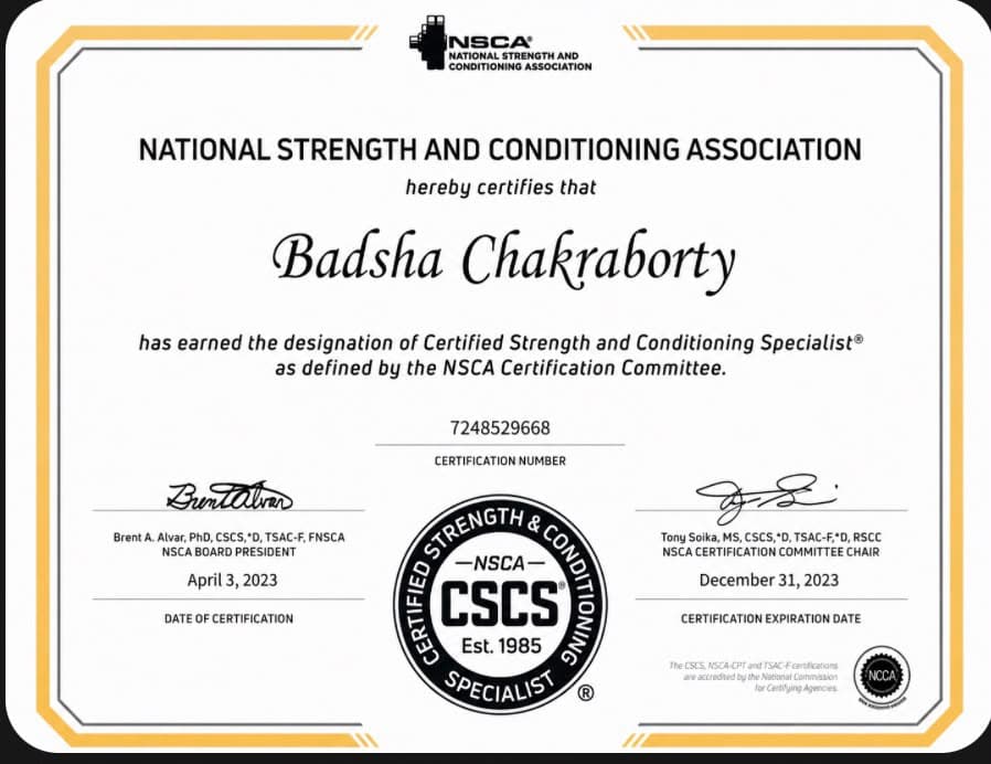 STRENGTH & CONDITIONING SPECIALIST